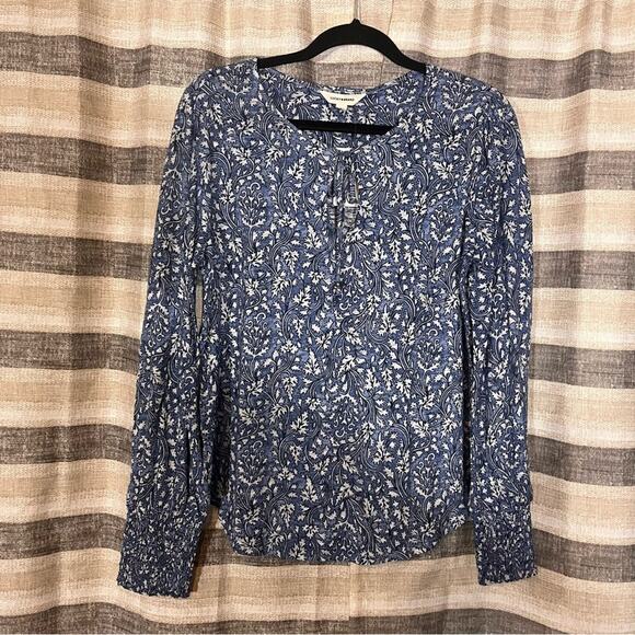Lucky Brand Blue Top Size Small - Picture 1 of 6